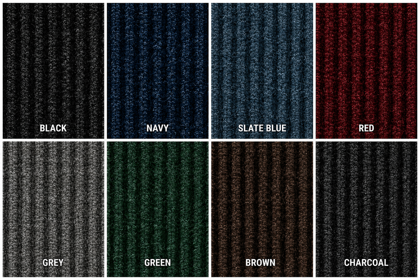 Ribbed Pattern Entrance Mats